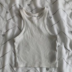 H&M white racer back tank!